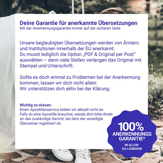 Heiratsurkunde