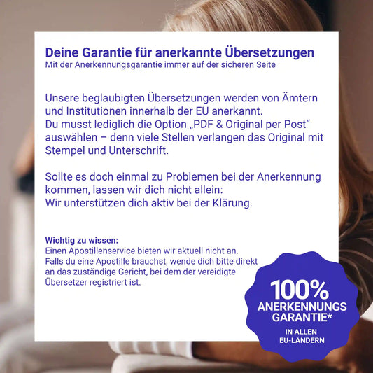 Scheidungsurkunde